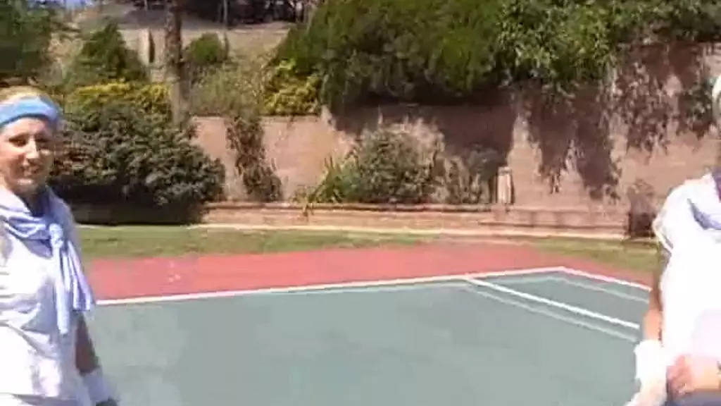Naked Tennis Babes Get Fucked