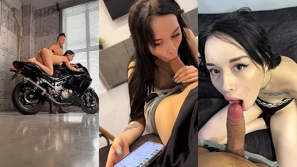Karolina Geiman's Wild Blowjob While Texting Parents