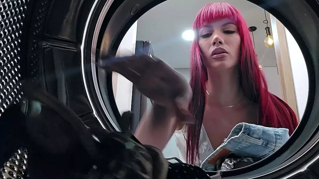 Lesbian Laundry Day Turns Wild