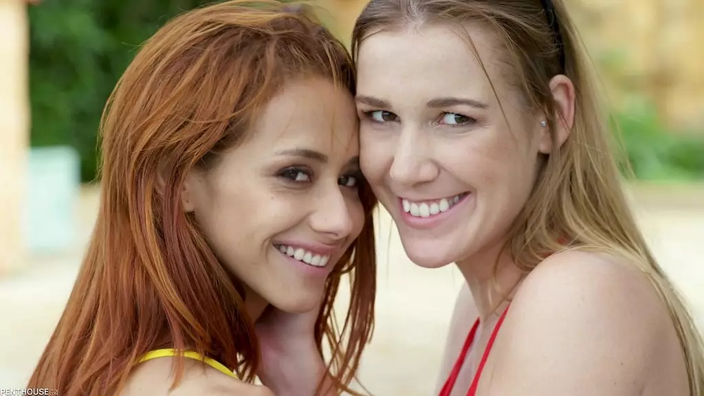 Bikini Babes Get Nasty in Anal Threesome