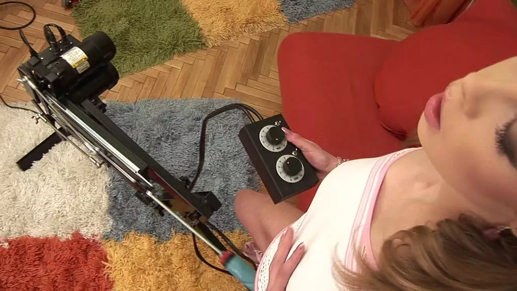 Kelly Dominates the Fuck Machine