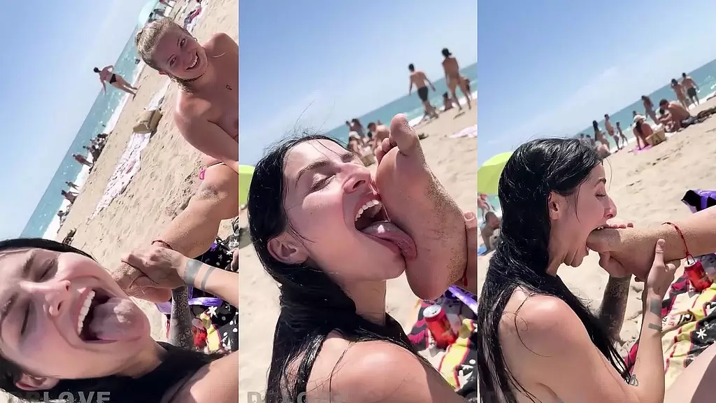 Kaitlyn's Filthy Beach Foot Worship
