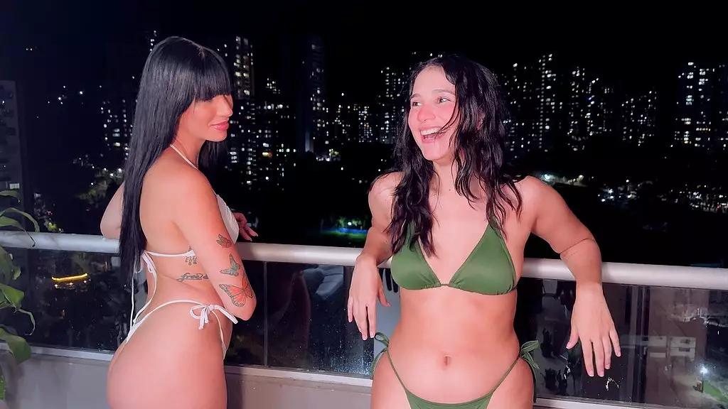 Lesbian Colombian Beauty Sucks My Ass