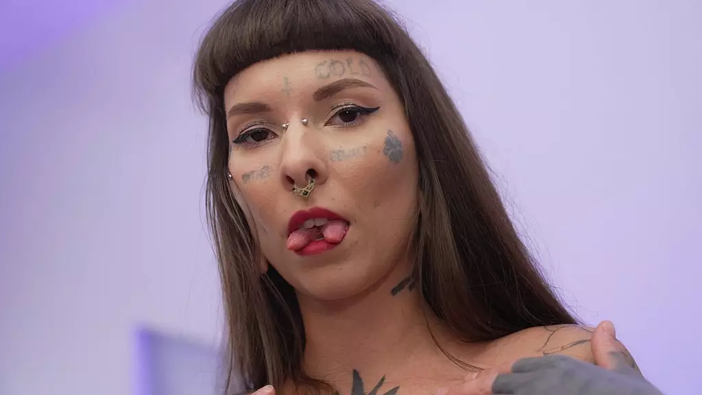 Tattooed Skinny Bitch Takes Monster Cock in the Ass