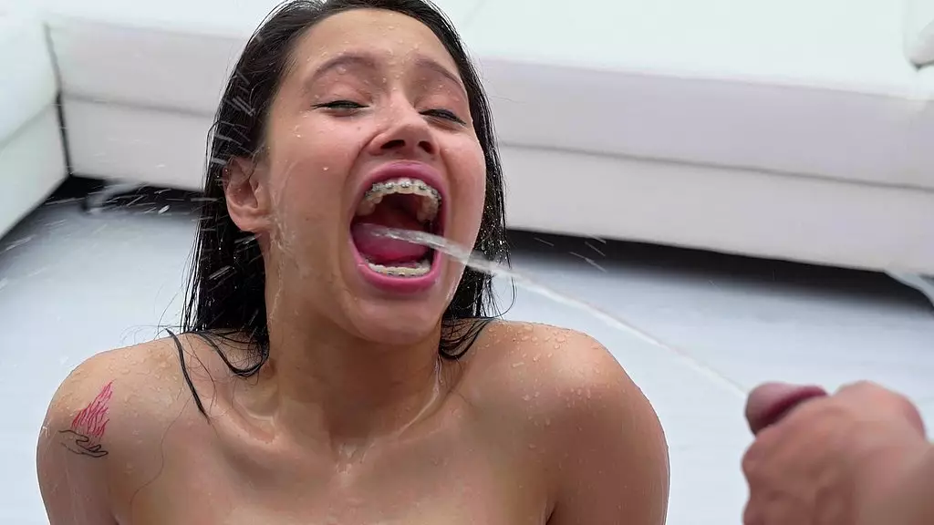 Lia Ponce Takes 20 Loads in Wild Bukkake Session