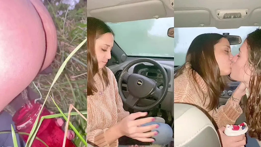 Piss Play with Belle Amore on the Streets & in the Car!
