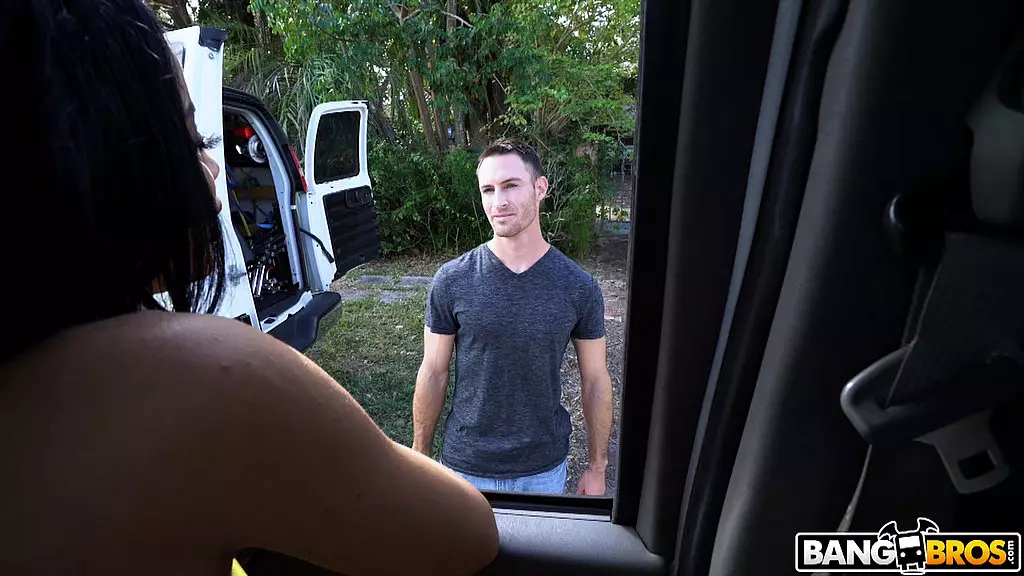 Victoria June Takes on Three Random Guys on BangBus