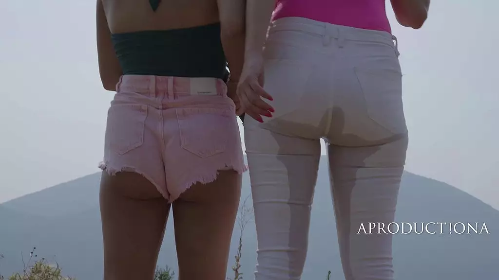 Barefoot Hike Pissing Accident with Julia and Marina