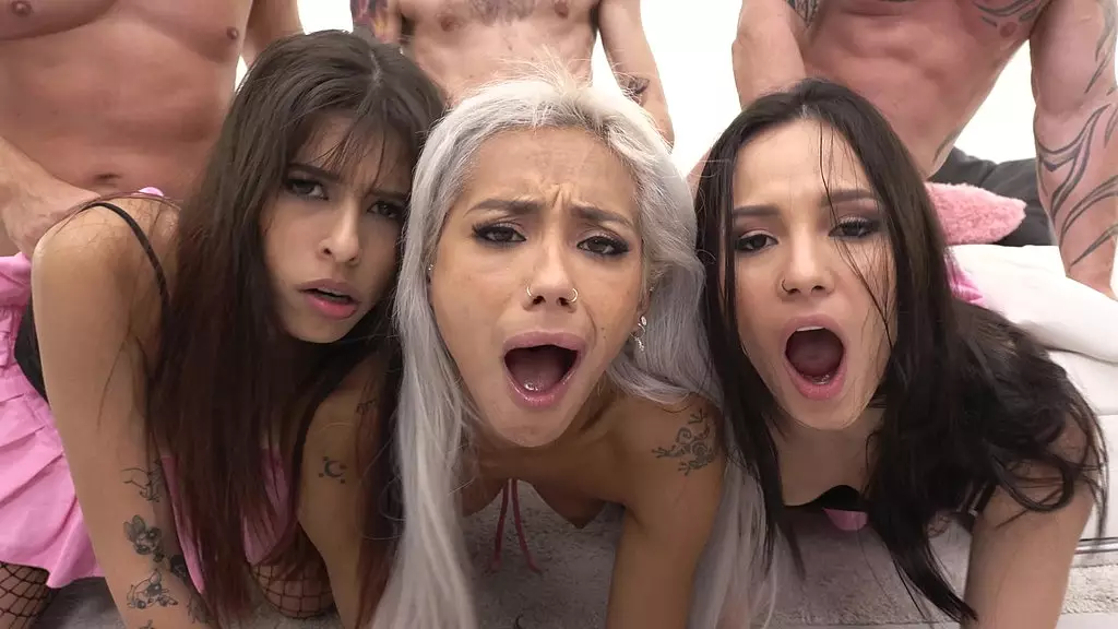 Veronica Leal's Insane 6on3 Anal Fisting Gangbang