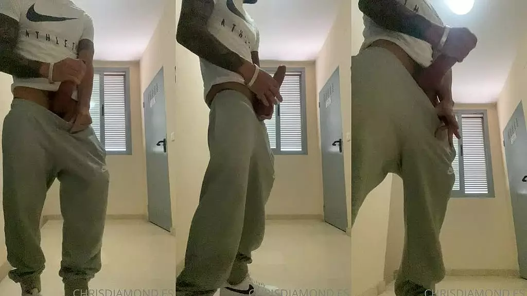 Horny Blonde Pornstar Caught Jerking Off
