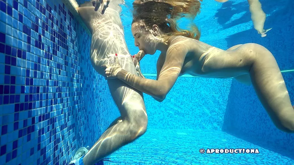 Mona Blue Fucks Step Bro in Greece Pool
