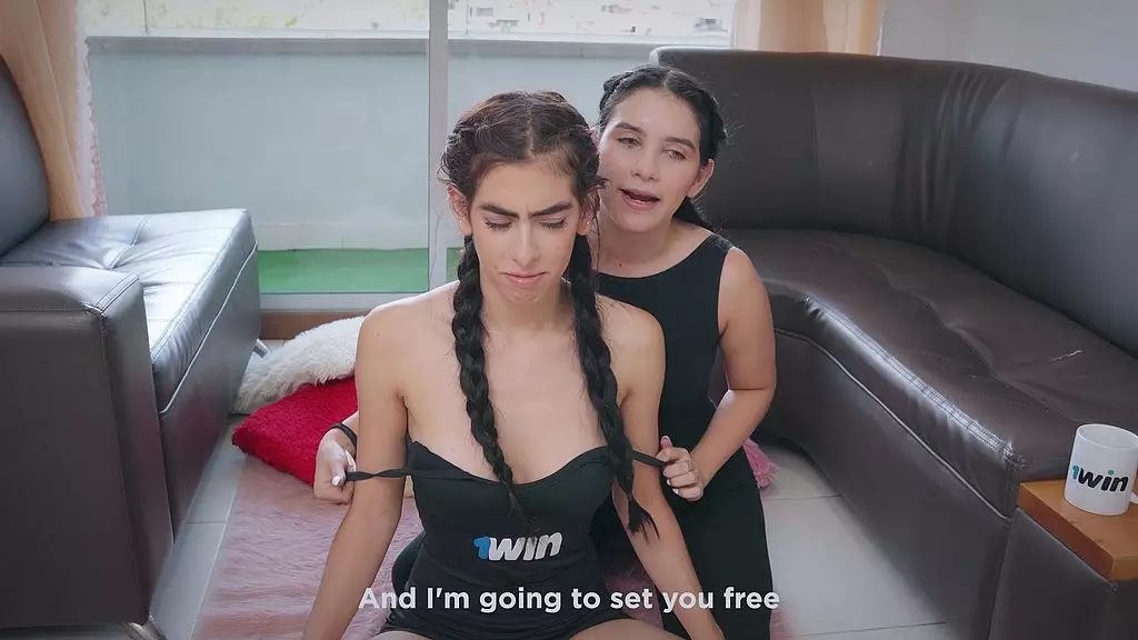 Lesbian Latina MILF Alicia Trece's Naughty Yoga Session