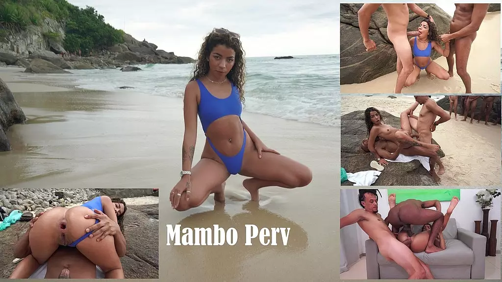 Wild Melissa DP'd at Nude Beach with Monster Cock!