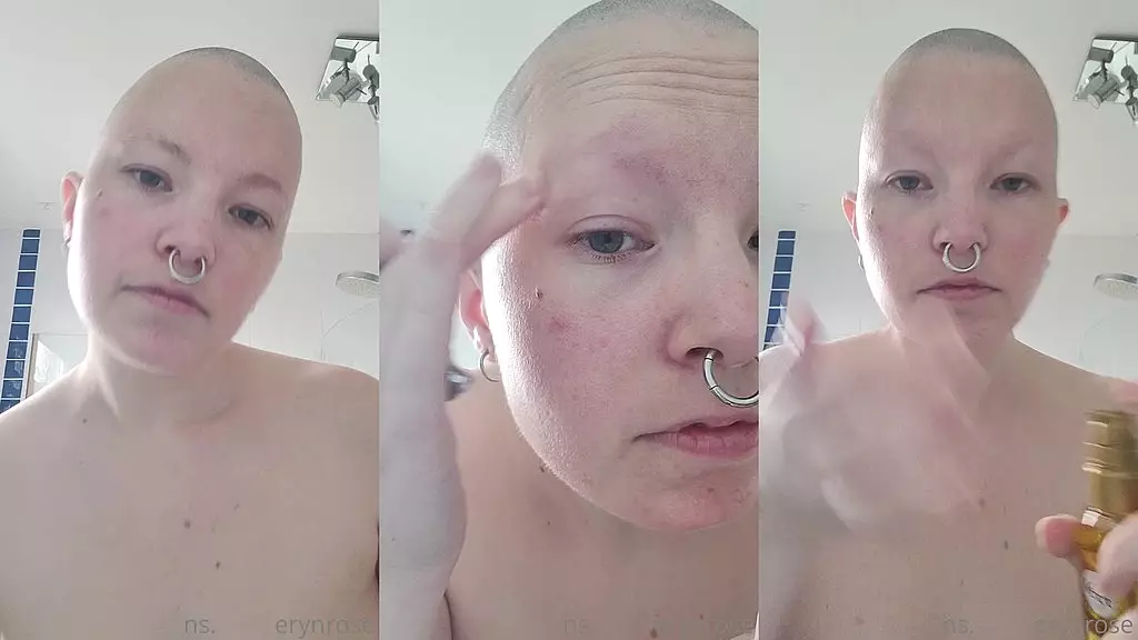 Hot Cop Eryn Rose Shaves Brows for Anal Blowjob