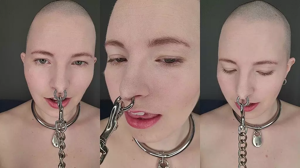 Septum Ring Anal Queen: Heavy Chain Leash & Wild BDSM Play