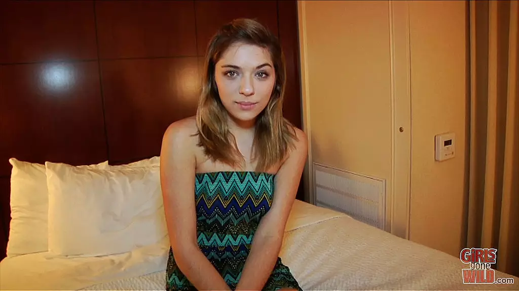 Shy Blonde Casey Fingers Herself Deep