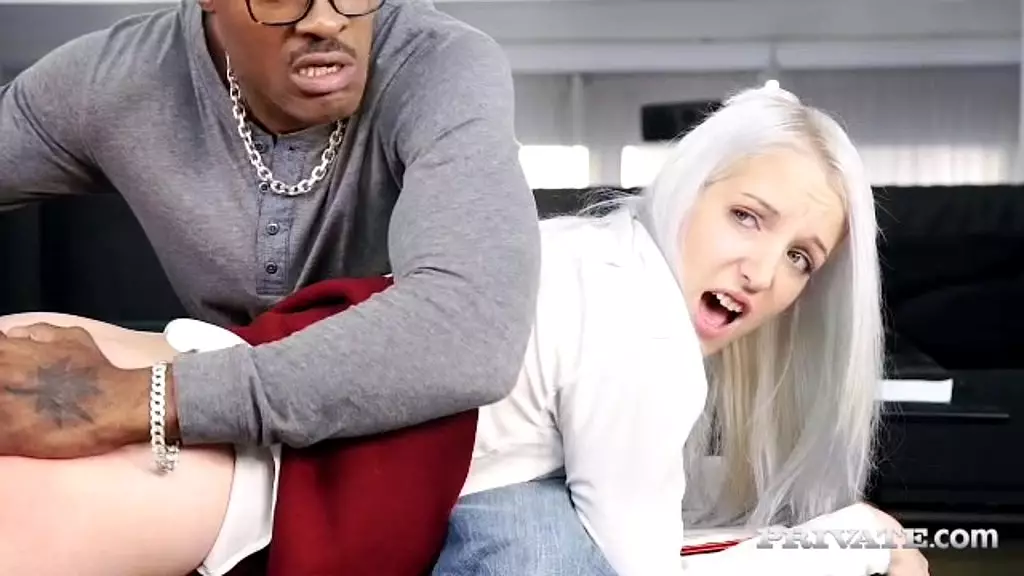 Naughty School Girl Liz Rainbow's Interracial Anal Adventure