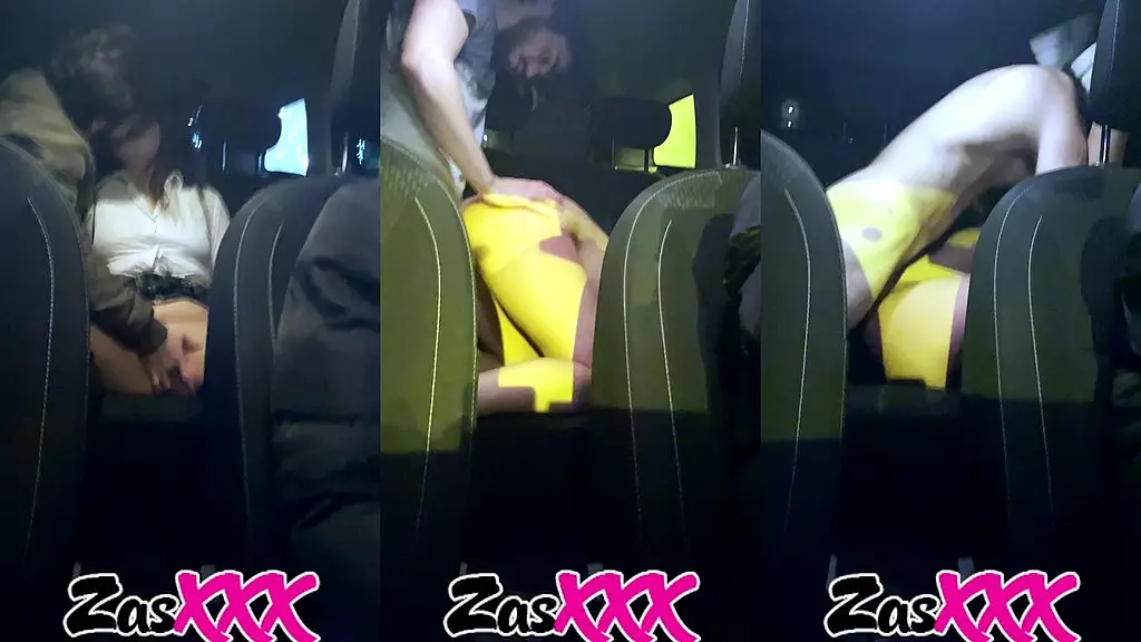 Raw Taxi Fuck in Madrid with Aimi Grace and Miki Rona