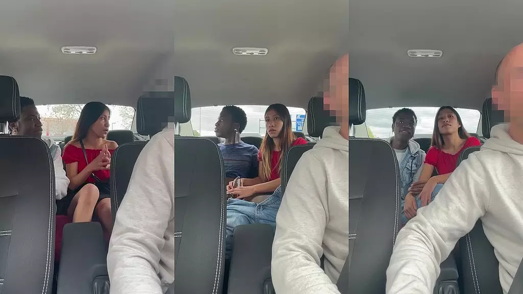 Caught on Camera: Young Lovers' Taxi Fuck Fest
