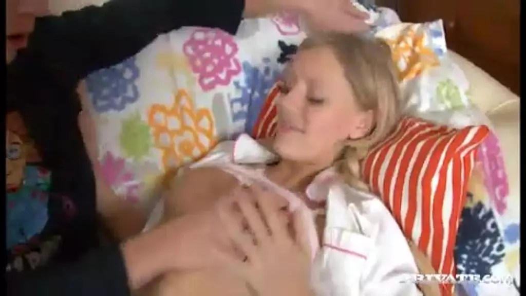 Blonde Teen's Lazy Afternoon Fuck