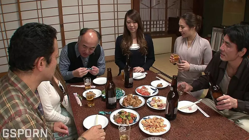 Older Men Dominate 3 Teen Japanese Beauties