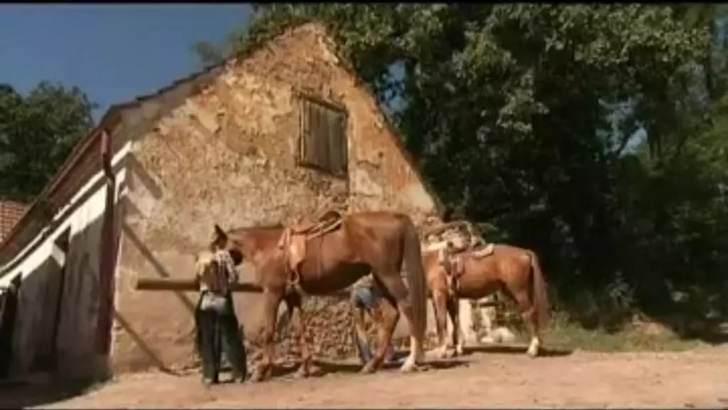 Lesbian Farm Girls Take on a Big Cock
