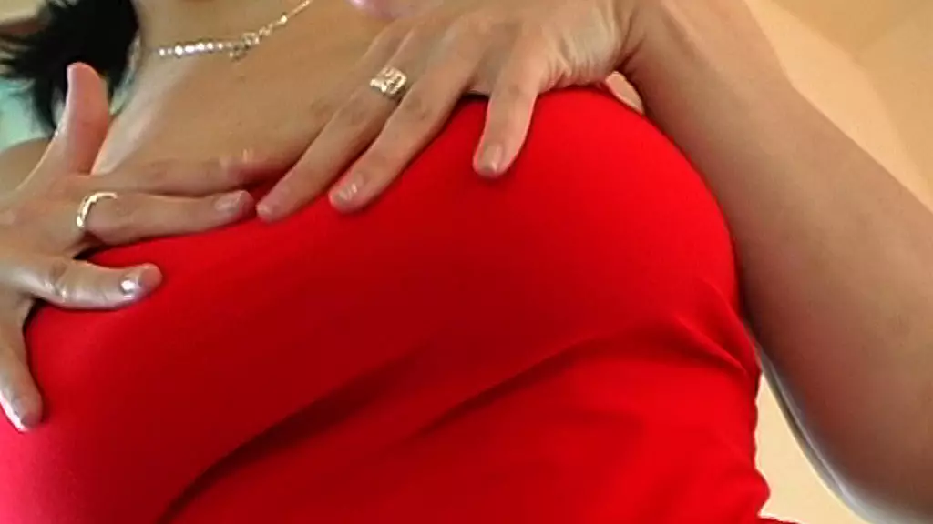 Busty Blonde Brenda Teases with Her Massive Tits
