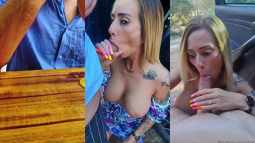 Tinder Trap: Littleangel84's Sneaky Blowjob